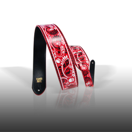 Ремень для гитары ERNIE BALL Inked Strap Red Paisley  P04020, фото 